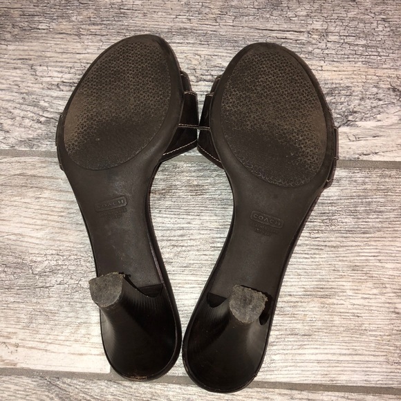 COACH Sloane Leather Heel Brown - Picture 6 of 8